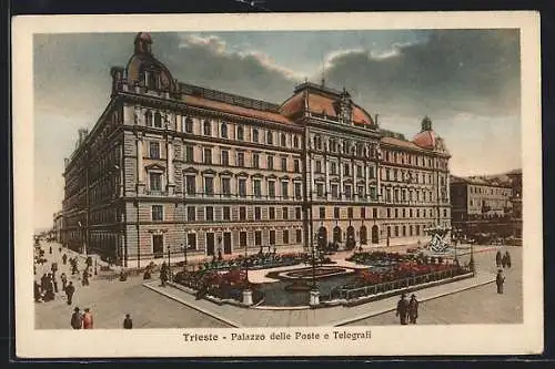 AK Trieste, Palazzo delle Poste e Telegrafi