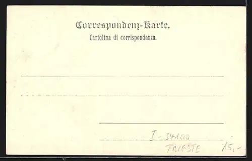 AK Trieste, Barcola, Generalansicht