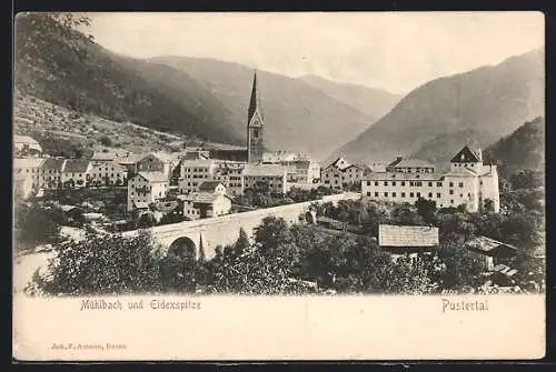 AK Mühlbach, Ort von oben