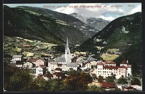 AK Mühlbach, Ortsansicht mit Eidexspitze