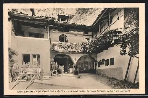 AK Villa Santina /Alpi Carniche, Antica casa padronale Carnica