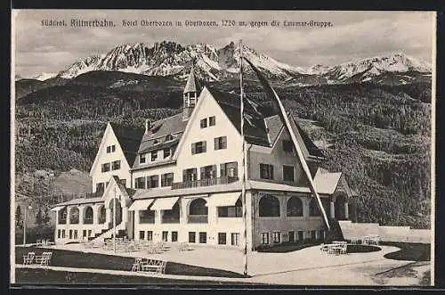 AK Oberbozen, Hotel Oberbozen, Rittnerbahn