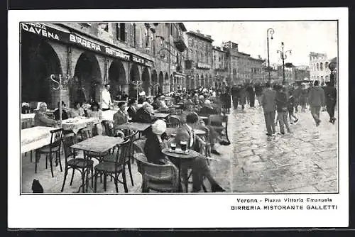 AK Verona, Ristorante Galletti, Piazza Vittorio Emanuele