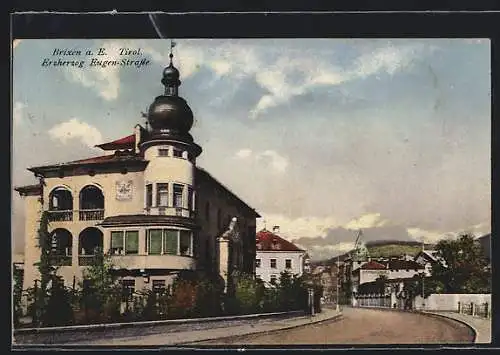 AK Brixen a. E., Erzherzog Eugen-Strasse