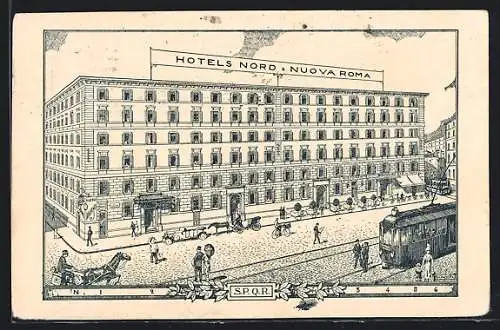 Lithographie Roma, Hotels Nord & Nuova Roma
