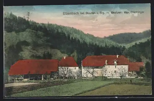 AK Etzenbach, Anwesen von Max Dischinger
