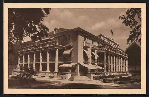 AK Baden-Baden, Badhotel Badischer Hof