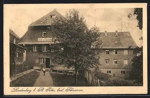 AK St. Peter / Schwarzwald, Gasthaus-Hotel Lindenberg