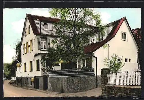 AK Sonderbach, Gasthaus und Pension Felsenkeller