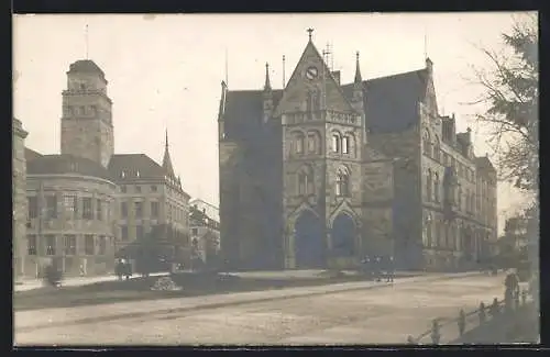 AK Freiburg /Breisgau, Universität mit Passanten