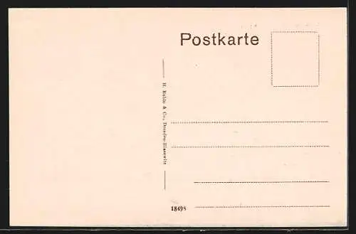 AK Weikersheim, Marktplatz aus der Vogelschau