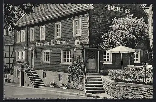 AK Nümbrecht, Fremdenzimmer Rheinischer Hof Bes. Franz Vierkötter