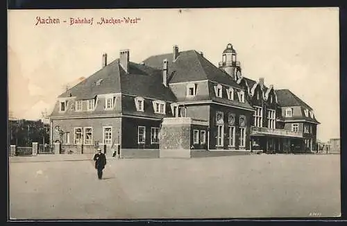 AK Aachen, Bahnhof Aachen-West