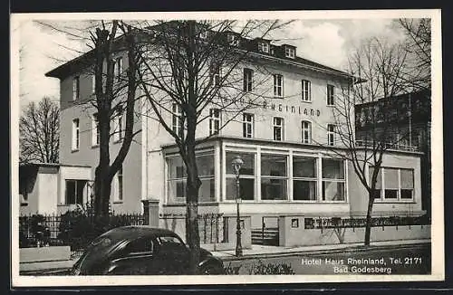 AK Bad Godesberg, Hotel Haus Rheinland