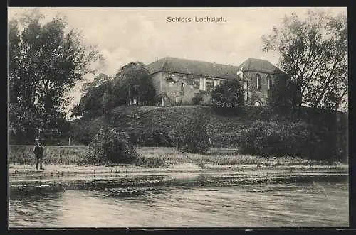 AK Lochstädt, Blick zum Schloss