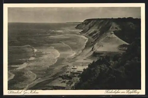AK Gr. Kuhren, Fischerhafen am Zipfelberg