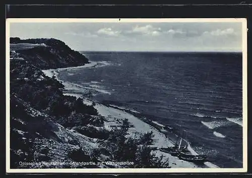 AK Neukuhren, Strandpartie zur Wangerspitze