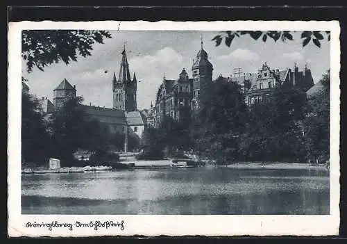 AK Königsberg, Partie am Schlossteich