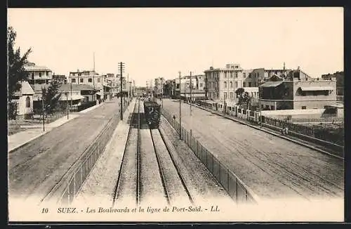AK Suez, Les Boulevards et la ligne de Port-Said