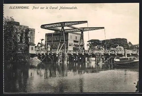 AK Alexandrie, Pont sur le Canal Mahmoudieh
