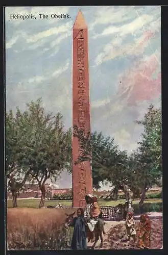 Künstler-AK Heliopolis, The Obelisk