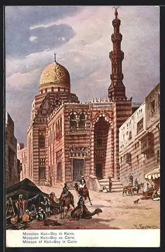 Künstler-AK Friedrich Perlberg: Caire, Mosquée Kait-Bey