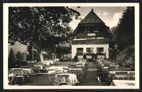 AK Freiburg / Breisgau, Waldrestaurant Jägerhäusle