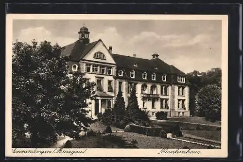 AK Emmendingen / Breisgau, Krankenhaus mit Parkanlage
