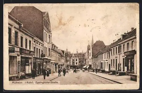 AK Mülheim / Ruhr, Partie in der Eppinghofer Strasse