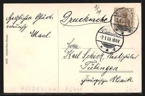 AK Stetten / Haigerloch, Gasthaus zur Saline, Saline, Wappen, Ortsansicht