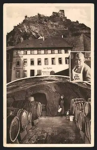 AK Caub a. Rhein, Gasthaus zur Brauerei