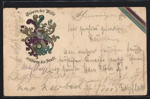 Künstler-AK Berlin, Studentenwappen der A. V. Altmark