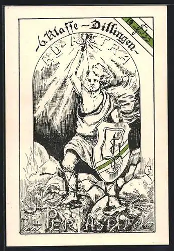 AK Dillingen / Donau, 6. Klasse 1933, Absolvia