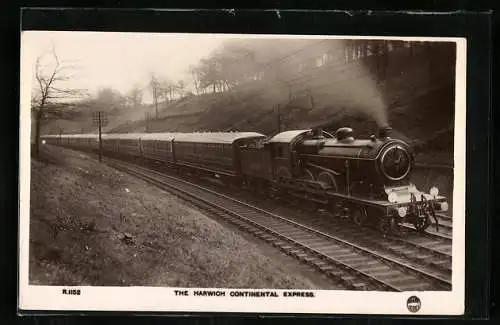 AK Englische Eisenbahn 8558, The Harwich Continental Express