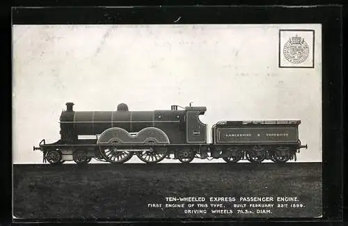 AK Express Passenger Engine No. 1406 der Lancashire & Yorkshire