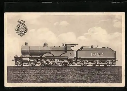 AK Dampflokomotive No. 1000 der MR