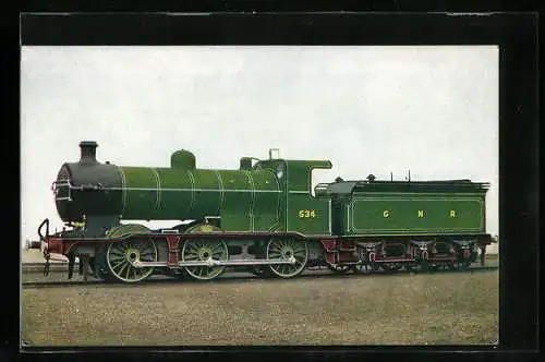 AK Six Wheels coupled goods Engine No. 534 der Gesellschaft G.N.R., englische Eisenbahn