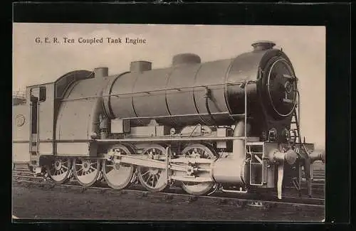 AK englische Eisenbahn Ten Coupled Tank Engine