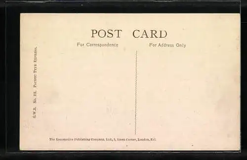 AK GWR No. 111 Pacific Type Express