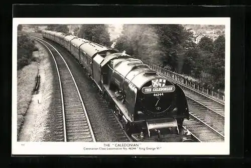 AK The Caledonian, Locomotive No. 46244 King George VI