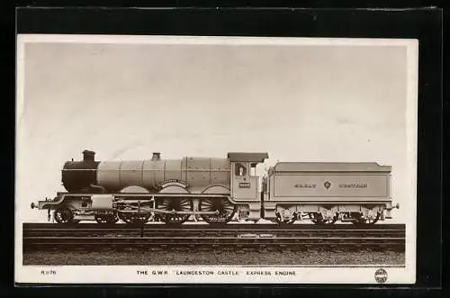 AK The GWR Launceston Castle Express Engine