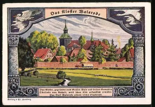 Notgeld Walsrode /Lüneburger Heide 1922, 1 Mark, Erholungsheim und Kloster