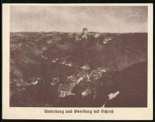 Notgeld Burg a. d. Wupper 1921, 25 Pfennig, Unterburg und Oberburg mit Schloss