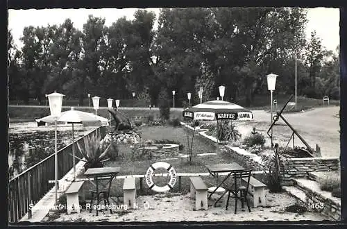 AK Riegersburg /N.-Ö., Gasthof-Cafe Buresch