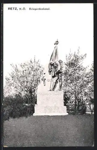 AK Retz /N.-Ö., Kriegerdenkmal