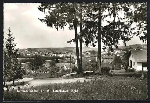 AK Litzelsdorf /Bgld., Blick in den Ort