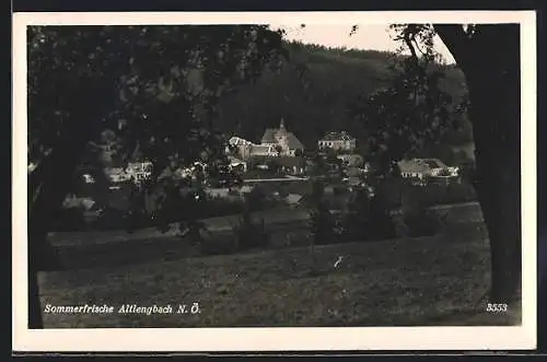 AK Altlengbach /N. Ö., Ortsansicht mit Kirche