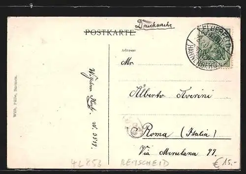 AK Eschbachtal /Berg. Land, Ansicht der Talsperre