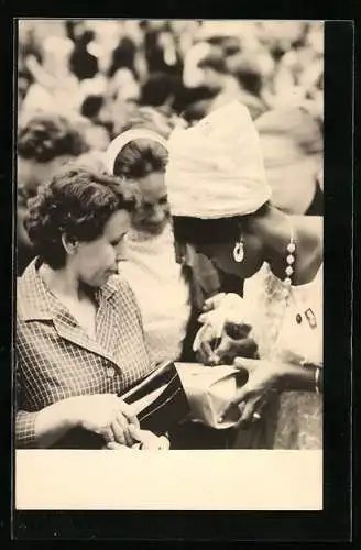 AK Moskau, Weltkongress der Frauen 1963, DDR-Propaganda