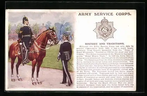 AK Army Service Corps, History and Traditons